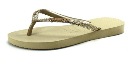 Havaianas Slim Logo Glitter Goud HAV70