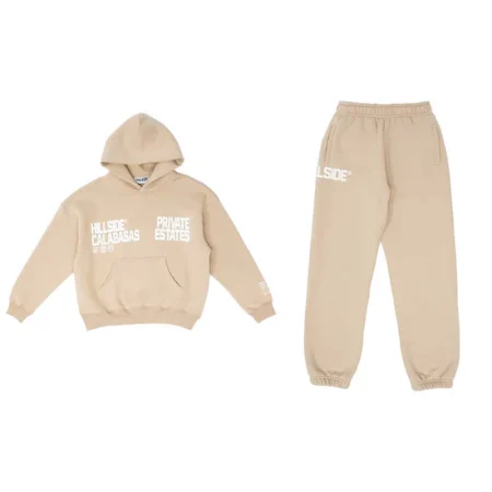 Hillside Calabasas Trainingspak Dames Beige - Maat M - Kleur: Beige | Soccerfanshop