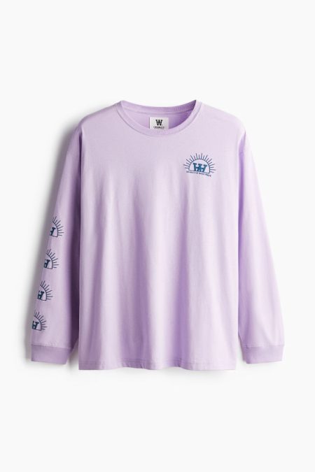 H & M - Mir Resort Ls T-shirt - Paars