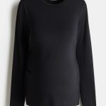 H & M - MAMA Top van microvezel - Zwart