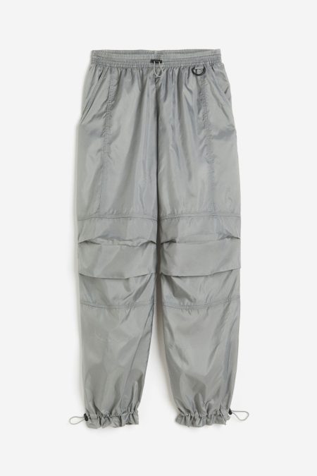 H & M - Waterafstotende parachutebroek - Grijs