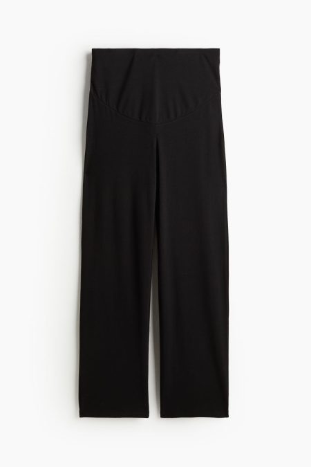 H & M - MAMA Before & After tricot broek - Zwart