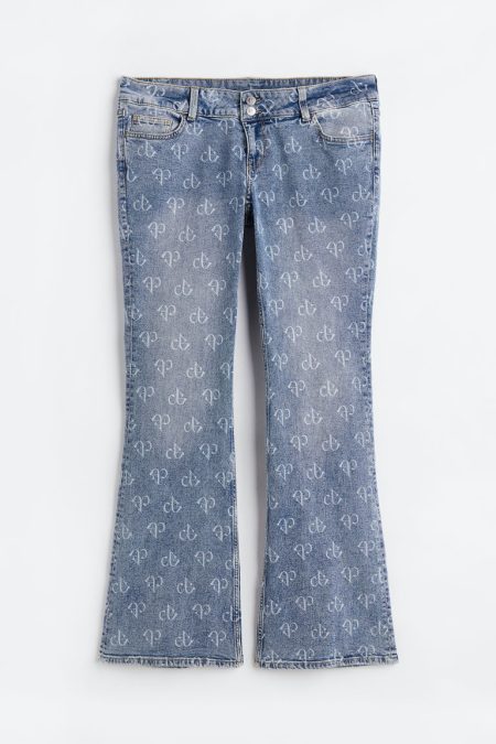 H & M - H & M+ Flared Low Jeans - Blauw