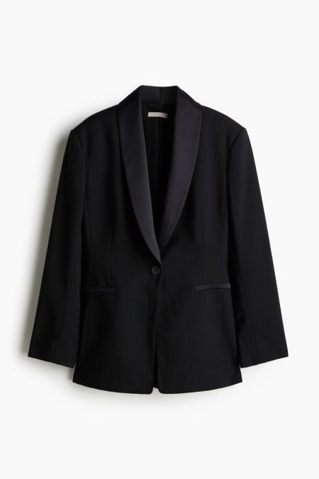 H & M - Smokingblazer - Zwart