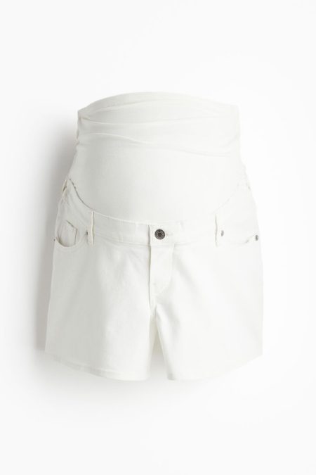 H & M - MAMA Denim short - Wit