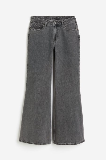 H & M - Flared Regular Jeans - Zwart