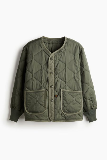 H & M - Als Liner Field Jacket - Groen