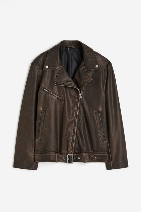 H & M - Bikerjack - Bruin