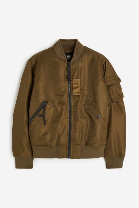 H & M - G-a1 Flight Jacket - Groen