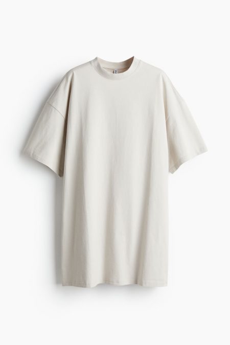 H & M - Oversized T-shirtjurk - Beige