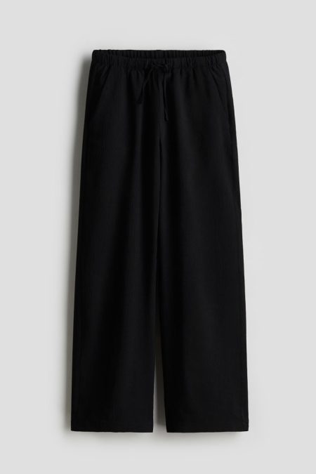 H & M - Pull-on broek - Zwart