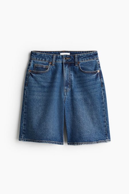 H & M - Denim bermudashort - Blauw