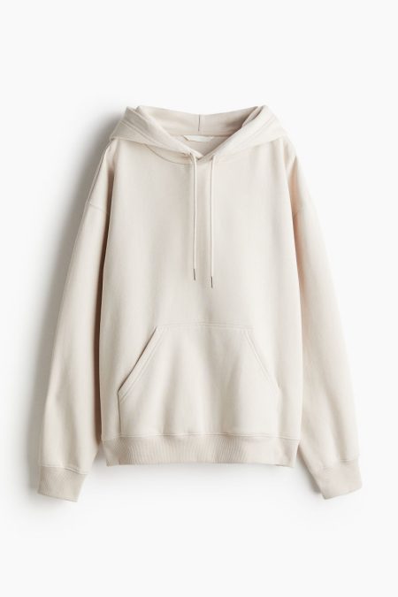 H & M - Capuchonsweater - Beige