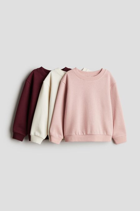 H & M - Set van 3 sweaters - Rood