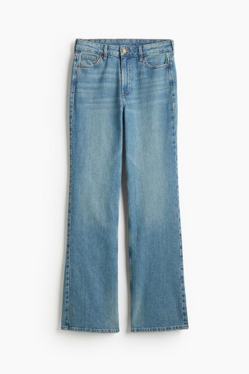 H & M - Bootcut High Jeans - Blauw