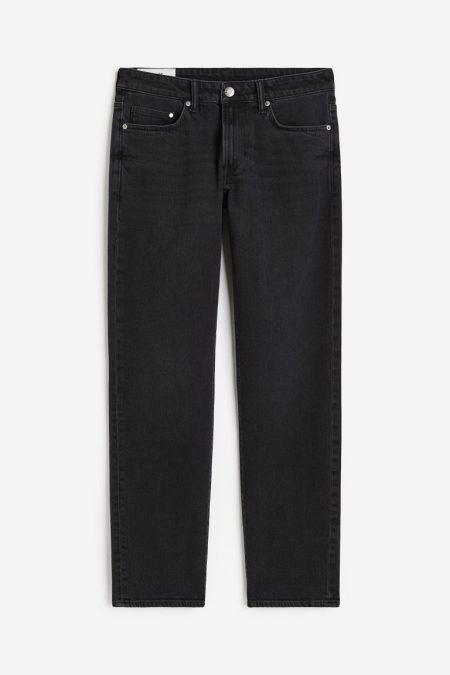 H & M - Regular Jeans - Zwart