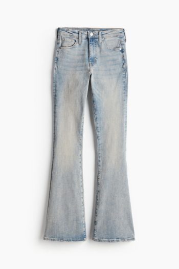 H & M - Flared Ultra High Jeans - Blauw