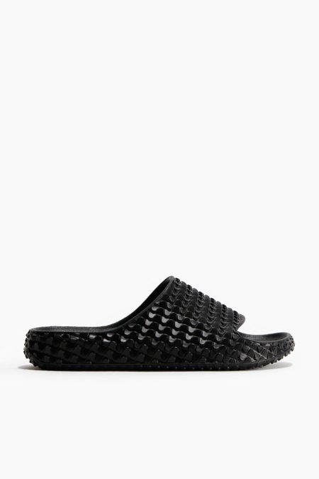 H & M - Chunky slippers - Zwart