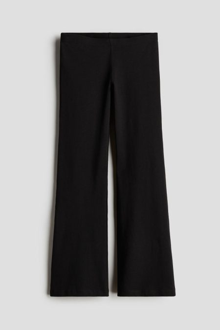 H & M - Flared legging - Zwart