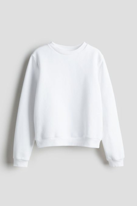 H & M - Sweater met ronde hals - Wit