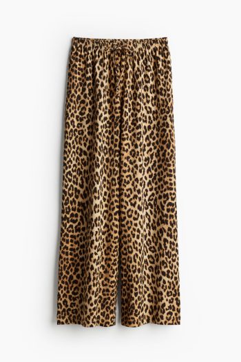 H & M - Wijde pull-on broek - Zwart