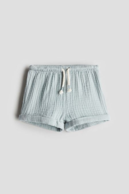 H & M - Katoenen short - Turquoise