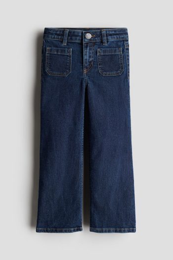 H & M - Superstretch Wide Leg Jeans - Blauw