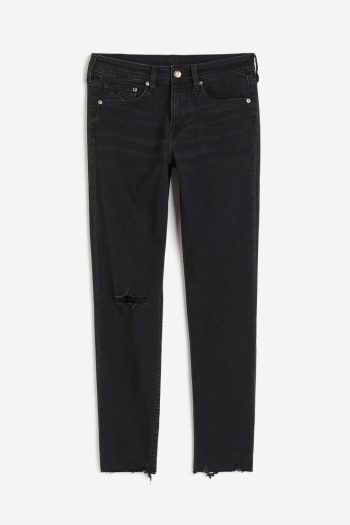 H & M - Skinny Ankle Jeans - Zwart