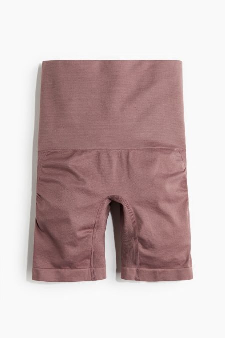 H & M - Firm shaping push-up fietsshort - Roze