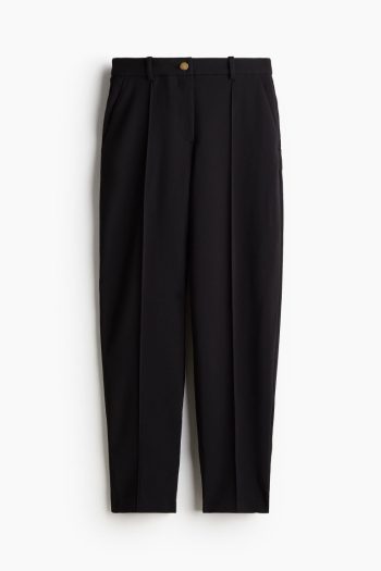 H & M - Smal toelopende pantalon - Zwart