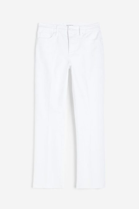 H & M - Good Straight Raw Hem - Wit