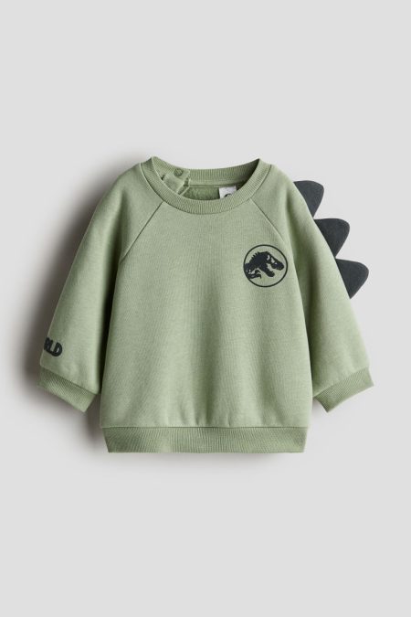 H & M - Sweater met ronde hals - Groen