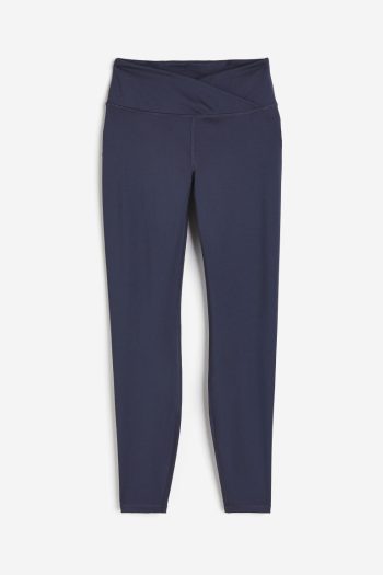 H & M - Sportlegging van DryMove™ met overslag - Blauw