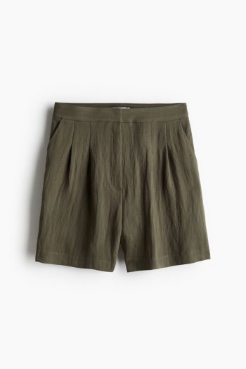 H & M - Knielange short - Groen