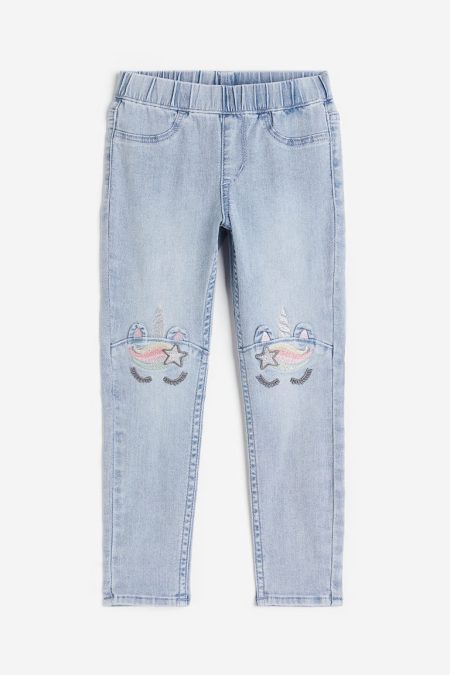 H & M - Denim legging - Blauw