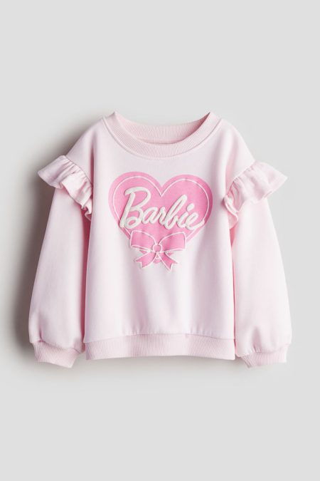 H & M - Sweater met volants - Roze