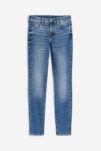 H & M - Skinny Regular Ankle Jeans - Blauw