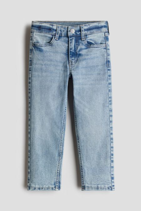 H & M - Slim Fit Lined Jeans - Blauw