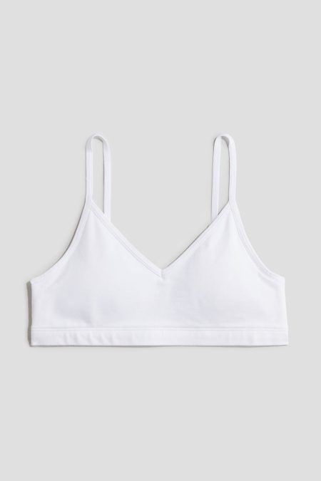 H & M - Croptop - Wit