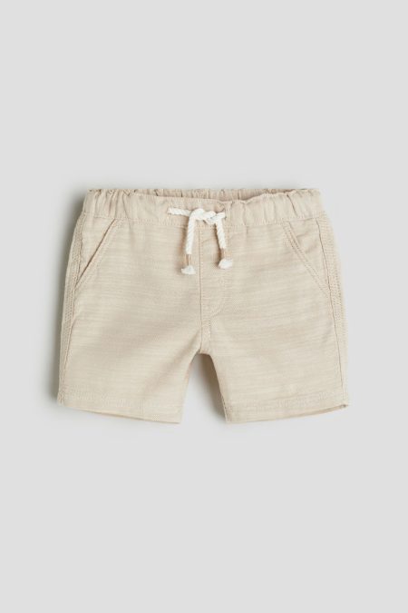 H & M - Katoenen short - Beige