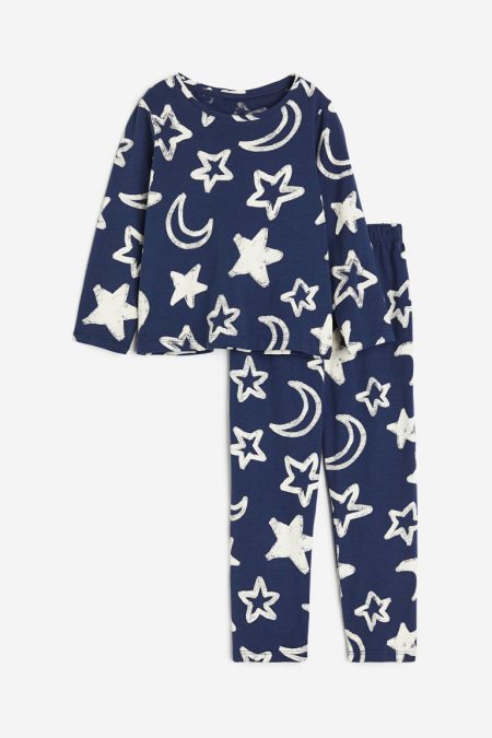 H & M - Tricot pyjama - Blauw