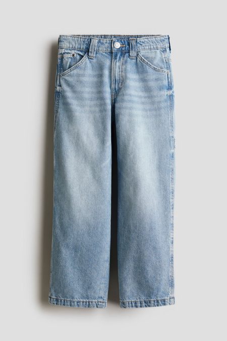 H & M - Carpenter jeans - Baggy Fit - Blauw