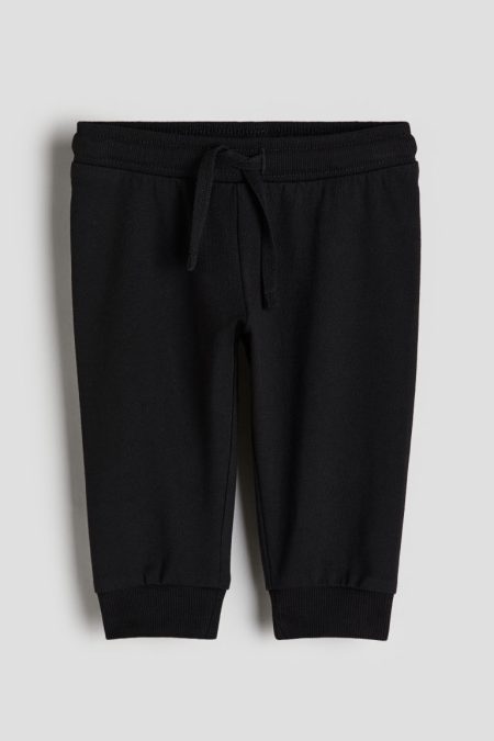 H & M - Katoenen sweatpants - Zwart