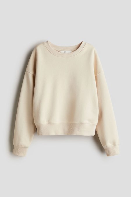 H & M - Sweater met ronde hals - Beige