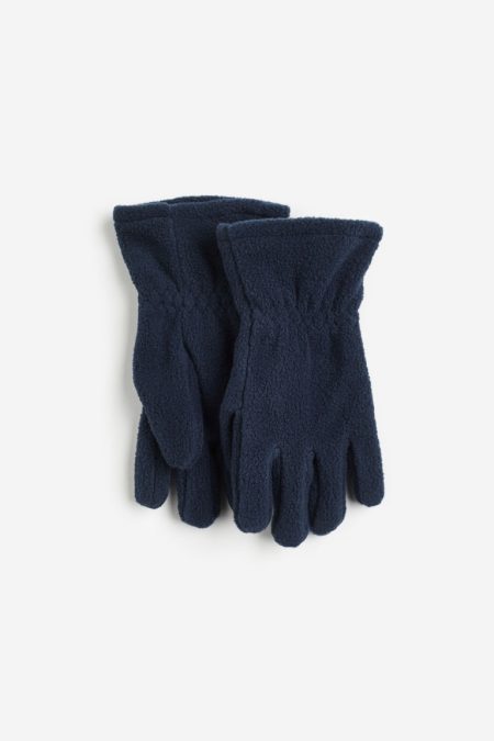 H & M - Fleece handschoenen - Blauw