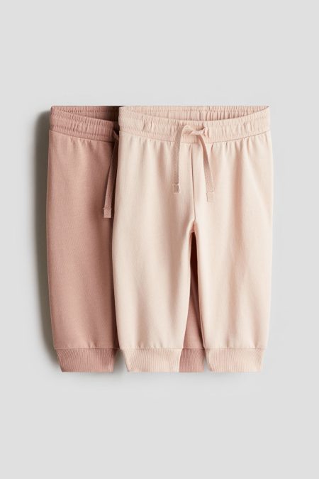 H & M - Set van 2 joggers - Roze