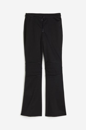 H & M - Waterafstotende flared broek - Zwart