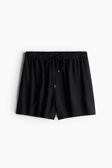 H & M - Pull-on short - Zwart