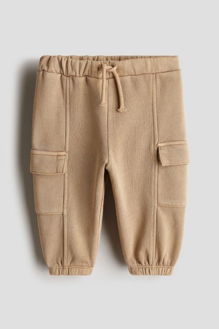 H & M - Utilityjoggers met wassing - Beige