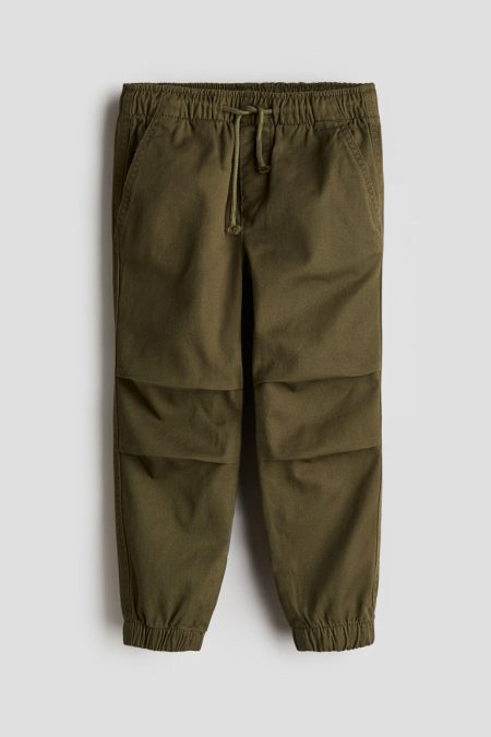 H & M - Twill joggers - Groen